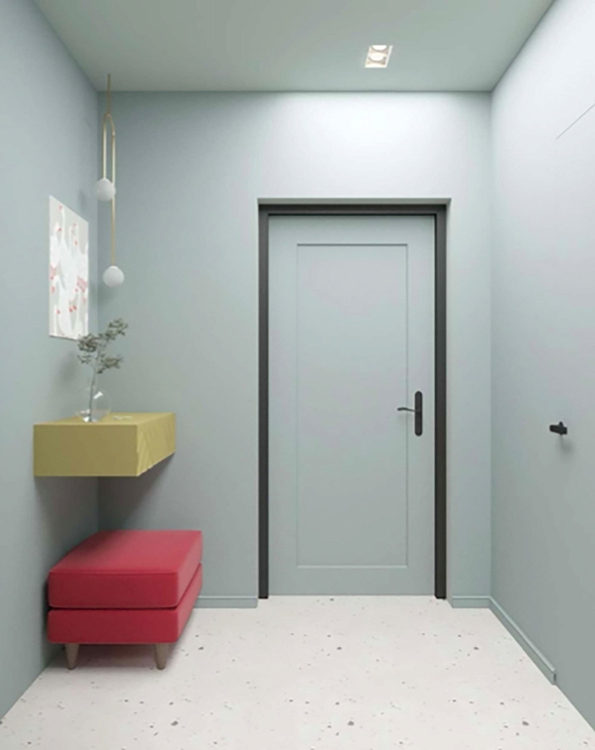 Типовой дизайн-проект однокомнатной квартиры ЖК на Троицкой (53 м2)